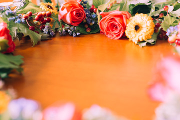 autumn, background, backgrounds, beautiful, beauty, birthday, bloom, blooming, blossom, bouquet, celebration, congratulations, copy space, day, decoration, decorative, design, empty, floral, flower, f