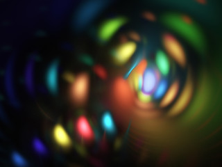 rainbow abstract fractal background 3d rendering illustration