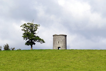 19th century Martello tower in Crawfordsburn, Northern Ireland