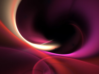 red abstract fractal background 3d rendering illustration
