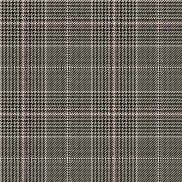 Glen plaid seamless pattern. Vector background