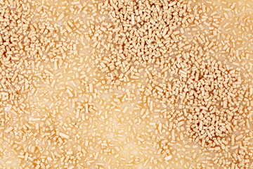 Yeast in dough as background