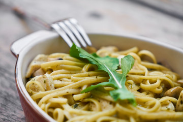 Delicious Italian Pasta on The Table