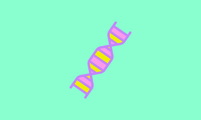 Web line icon. DNA molecule