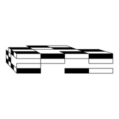 Vector Abstract Shape Geometric universal design form