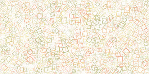 Abstract Generative Art color distributed donut squares polygons background illustration