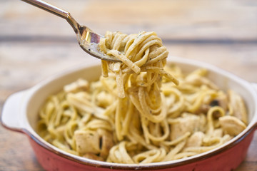 Delicious Italian Pasta on The Table