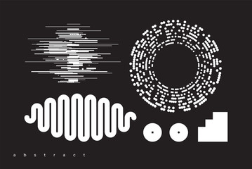 Obraz premium Vector Abstract Shape Geometric universal design form