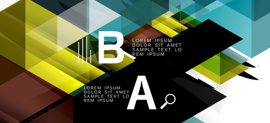 Modern mosaic triangle template background, great design for any purposes. Abstract geometric graphic design triangle pattern. Geometric line pattern.