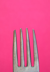 close up of a fork 