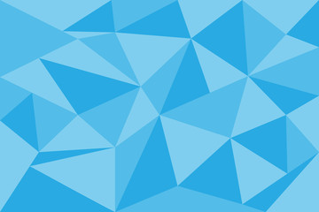 Abstract blue geometric polygon background compose by triangle shape