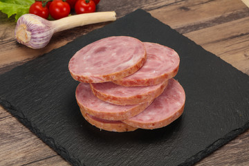 Natural ham made from pork