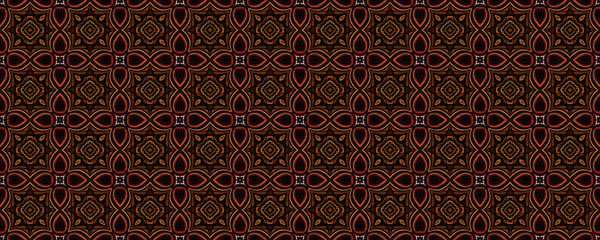 3d illustration kaleidoscope batik pattern 37