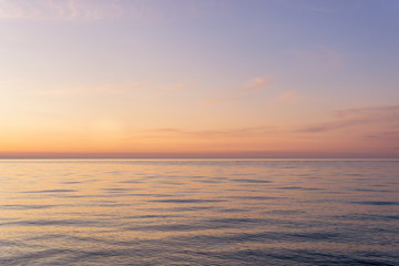 Fototapeta premium sunset over the ocean