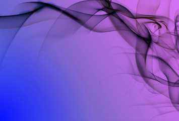 lilac and blue smoke abstract dark background