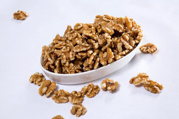 Almonds cashew nus and walnuts