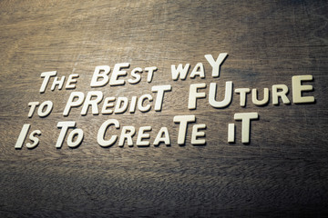 Fototapeta na wymiar Success Quote Concept on Wood Wall