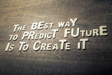 Success Quote Concept on Wood Wall