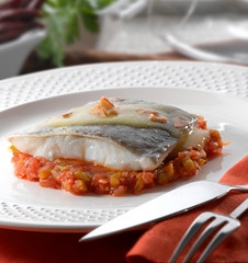 bacalao con tomate