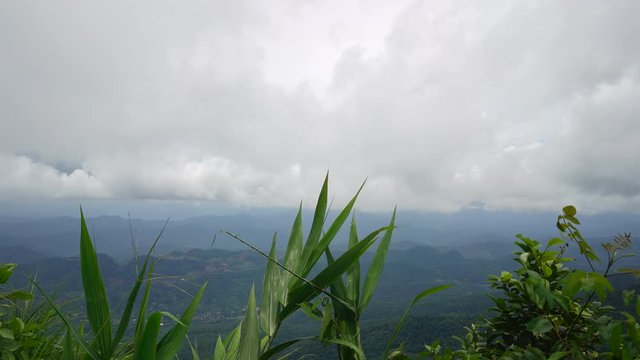 view from Doi Pui view point time lapse shot