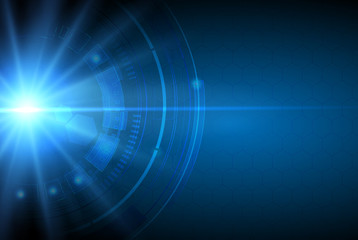 Abstract vector scientific data future and technology background that can use for business presentation. - Vector