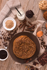 Chocolate coffee cake.