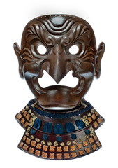 Japanese warriors face mask