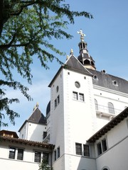 Fototapeta premium Grand Hôtel-Dieu, bâtiment, Lyon, France