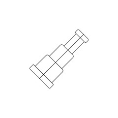 fan monocle icon. Element of russian fan atributs for mobile concept and web apps icon. Outline, thin line icon for website design and development, app development