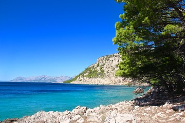 The magnificent landscape of the coast of Croatia