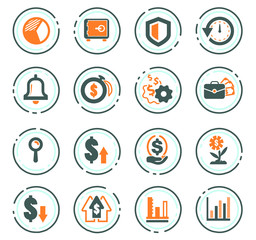 Business icons set