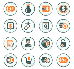 Fototapeta premium Business icons set
