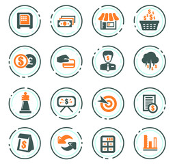 Business icons set