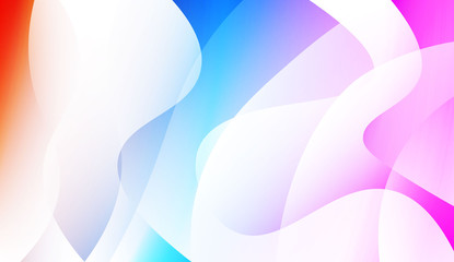 Creative Waves. Futuristic Technology Style Background. For Creative Templates, Cards, Color Covers Set. Colorful Vector Illustration.