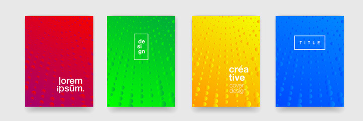 Pattern backgrounds, abstract colorful gradient and geometric texture. Vector cool modern color pattern backgrounds, creative graphic art for covers design