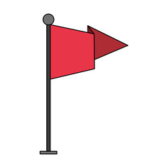 flag pennant emblem symbol cartoon