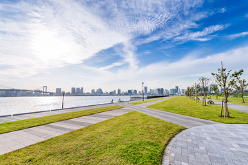 豊洲ぐるり公園の風景
