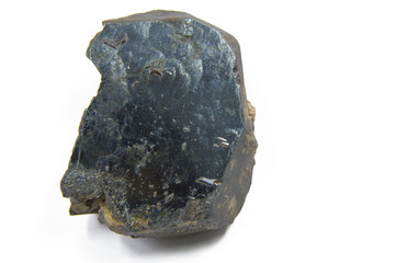 Hematite Specimen isolated on white background