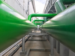 process cooling system with big green pipe line system