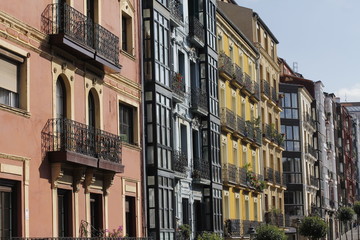 Building in Bilbao, Spain