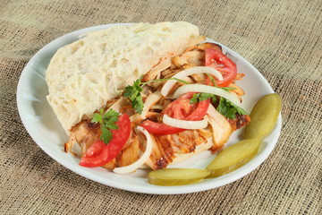 tavuk dürüm döner