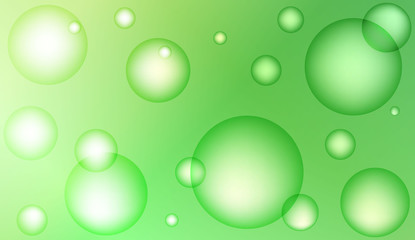 Background with bubbles. Design for your header page, ad, poster, banner. Pastel Gradient Color Vector illustration.
