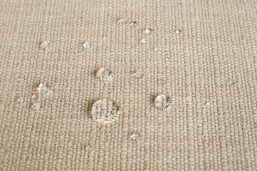 Water repellent and waterproof fabrics. How to waterproof fabric with these simple instructions for Experiment by drop water on it