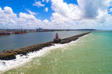 Recife - Drone - Farol - Antigo