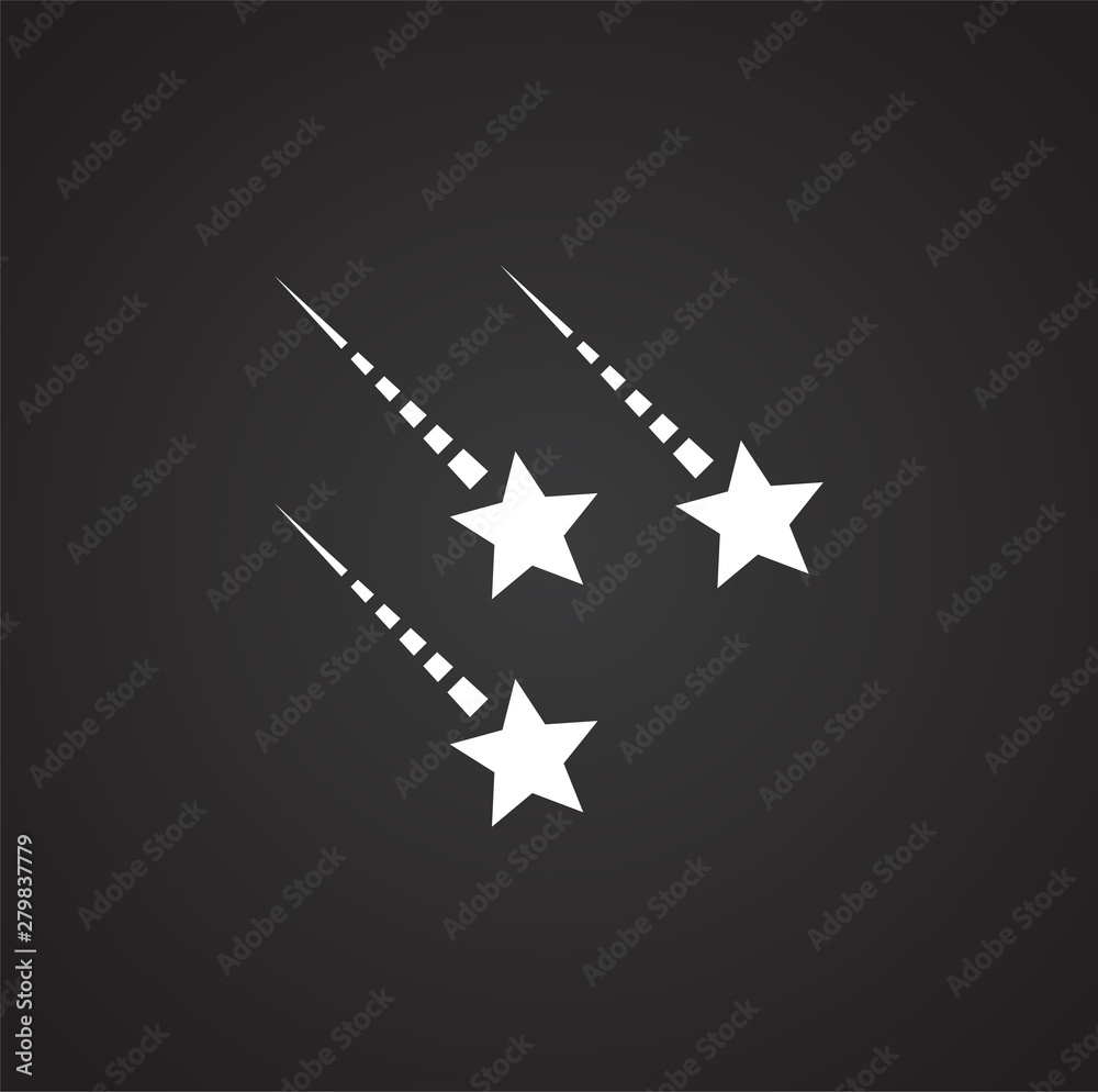 Poster sparkle icon on background for graphic and web design. simple illustration. internet concept symbol 