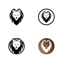 Lion Head Logo Template