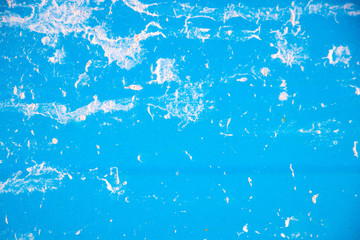 Blue bright grunge texture wall background