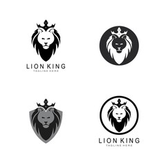 Lion Head Logo Template
