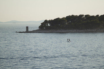 Isola di Rab Croazia panorama centro storico mare