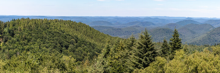 panoramic tour at the top of the Grand Wintersberg, in the Vosges